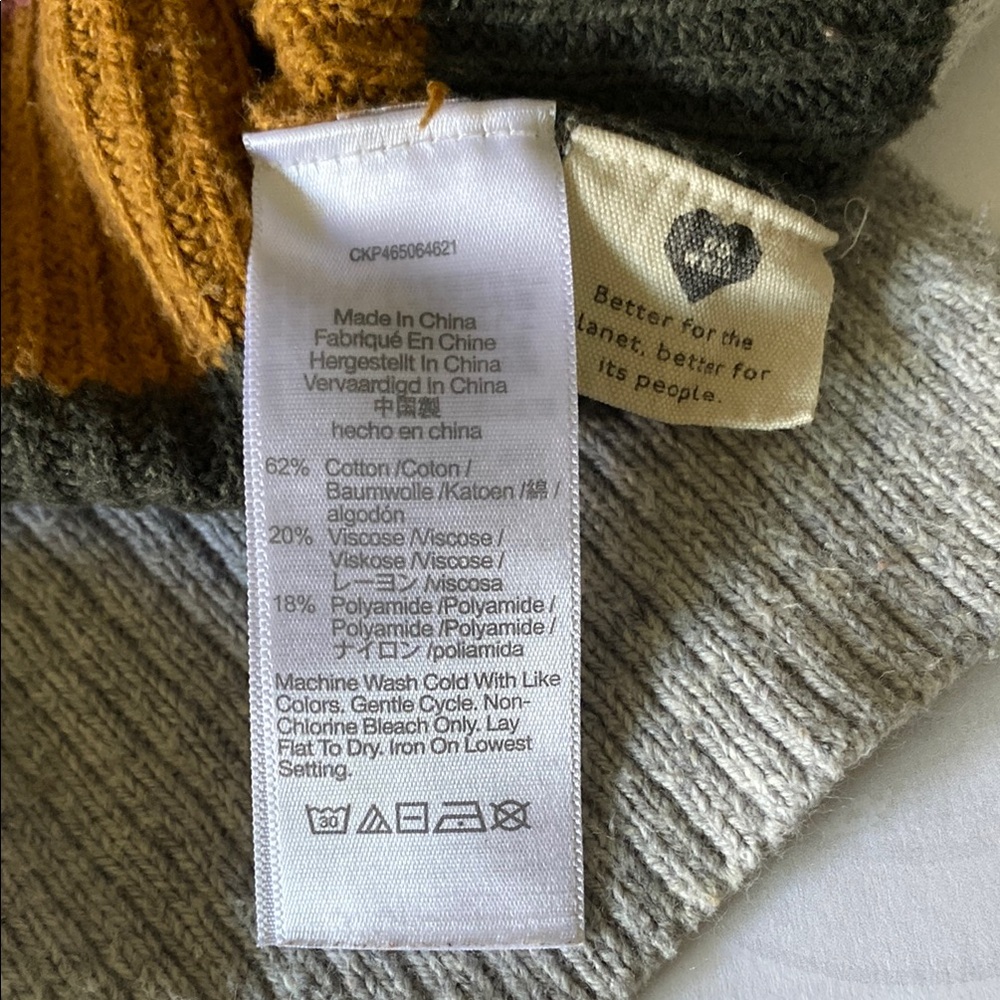 Madewell Women's color block Striped Sweater XS small - Picture 6 of 6